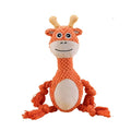 Pawvio Rope Pals Squeaky Plush Dog Toy